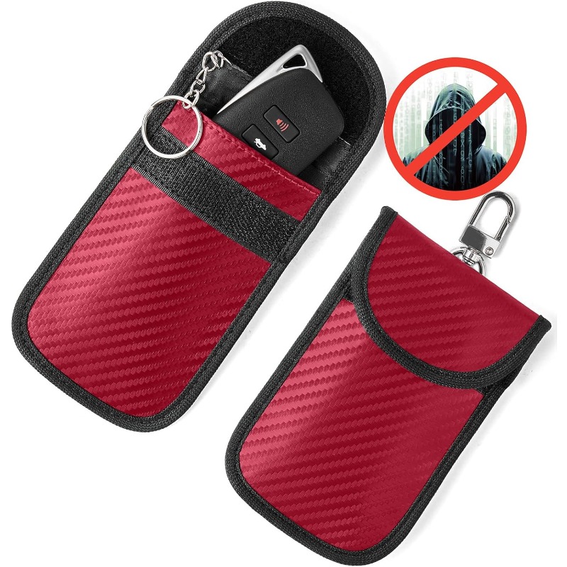 Car Key Signal Blocker - Lot de 2 Étuis Bloqueurs de