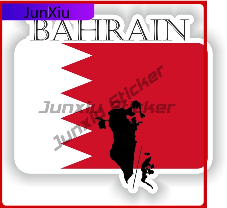 Car Accessories Bahrain - Autocollant de conception Bahreïn, résistant à