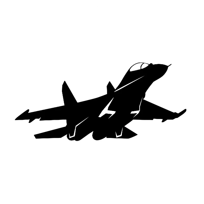 Car Accessories Unique - Autocollants de voiture Su-27 avion étanche