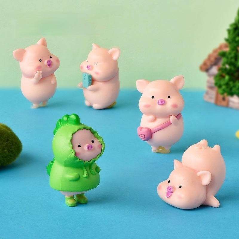 7 pièces mignon petit cochon p - Car Accessories Oman avis et prix