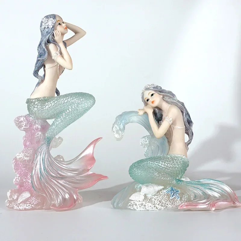 Figurine de sirène en résine e - Car Accessories Oman avis et prix