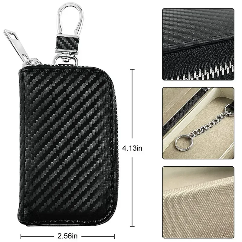 Pochette en cuir PU anti-vol e - Car Key Signal Blocker avis et prix